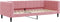 vidaXL - Slaapbank - 90x200 - cm - fluweel - roze