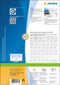 Herma 4474 - Zelfklevende etiketten A4 - 4000 stuks (100 vellen) - Wit