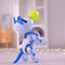 Gear2Play Robo Luna - Interactieve robothond - LED ogen - Dansen en stunts uitvoeren - Wit/roze