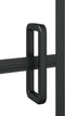 vidaXL - Douchewand - 100x140 - cm - ESG - zwart