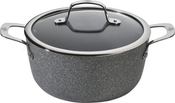 BALLARINI 75002-828-0 steelpan 1,4 l Rond Grijs