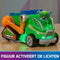 PAW Patrol The Mighty Movie - Vuilniswagen met Rocky-actiefiguur licht en geluid