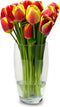 Jodeco Bloemenvaas Pasa - helder transparant - glas - 14 x 25 cm - klassieke vorm vaas