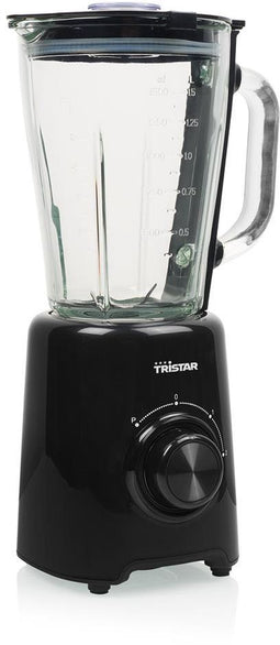 Tristar BL-4477 - Blender - 500 W - Glazen kan 1,5L - 2 snelheden - Pulsefunctie
