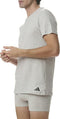 Adidas Sportswear- Active Core Cotton - Ronde Hals T-shirts - Heren Ondershirt - Zwart / Grijs / Wit