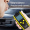 TechU™ Digitale Alcoholtest – Zwart & Geel – Blaastest voor Auto – USB Ingang