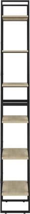 vidaXL - Opbergrek - 60x30x210 - cm - bewerkt - hout - sonoma - eikenkleurig
