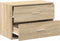vidaXL - Kast - met - 2 - lades - 60x31x40 - cm - bewerkt - hout - sonoma - eikenkleur