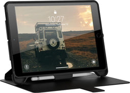 Urban Armor Gear Scout Apple iPad (2019 / 2020 / 2021) Hoes Zwart