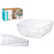 Bordenset Leknes CK80688-1 Transparant Plastic 5 L 25,5 x 12,3 x 25,5 cm (12 Stuks)