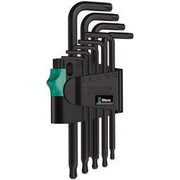 Wera blacklaser stiftsleutelset met kogelkop -9-delige - torx - t8-t40