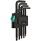 Wera blacklaser stiftsleutelset met kogelkop -9-delige - torx - t8-t40