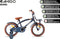 AMIGO 2Cool Jongensfiets 16 Inch - Kinderfiets voor 4 tot 6 Jaar - 100-115 cm - Blauw - met Zijwieltjes