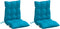 vidaXL - Stoelkussens - 2 - st - lage - rug - oxford - stof - lichtblauw
