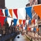 Lifetime Vlaggenlijn - Rood, Wit, Blauw & Oranje - 40m - Weerbestendig & Duurzaam