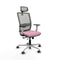 Piqueras y Crespo 1B086G2 - Bureaustoel - Hoogteverstelbaar met armleuning en hoofdsteun - Roze