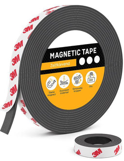 Zelfklevende magneetstrip - 12m - 1cm breed - Magneetstrip - Gereedschap - Messen - Magneten -