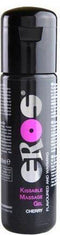 Eros Pleasure Kissable Massage Gel Strawberry - 100 ml - Glijmiddel