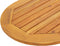vidaXL - Tafelblad - 100x50x2,2 - cm - Ovaal - Massief - Acaciahout