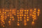 Anna's Collection Ijspegelverlichting -180 led lampjes - warm wit - 360 x 70 cm- lichtsnoer