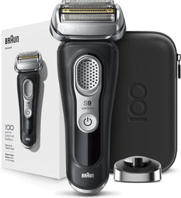 Braun Series 9 Elektrische scheerapparaat met Luxe Reisetui - Zwart - Design Edition