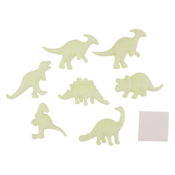Johntoy Glow in the dark 3d muur dino's, 7dlg.