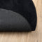 vidaXL - Vloerkleed - OVIEDO - laagpolig - Ø - 240 - cm - zwart