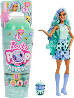 Barbie Reveal - Bubbelthee Barbiepop - 8 verrassingen - Groene Thee