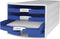 HAN ladekast - IMPULS - 4 lades - grijs/blauw - HA-1013-14