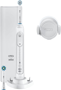 Oral-B GENIUS 10100S - Elektrische tandenborstel - Bluetooth en 6 poetsstanden - Wit (2 stuks)