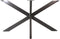 HSM Collection Onderstel xmodel 130cm Gepoedercoat Grijs Metaal