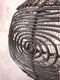 GOOD&MOJO Hanglamp Madeira - Rotan Zwart - Ø48cm - Modern - Hanglampen Eetkamer, Slaapkamer, Woonkamer