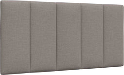 vidaXL - Hoofdbordkussen - 100 - cm - stof - taupe