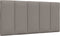 vidaXL - Hoofdbordkussen - 100 - cm - stof - taupe