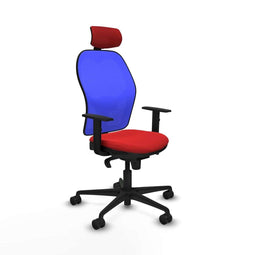 Piqueras y Crespo 1D036N2 - Bureaustoel - Verstelbare hoogte hoofdsteun - Rood