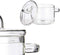 Vivalto Kookpan met deksel - borosilicaat glas - 1.8 L - D15 x H15 cm - transparant