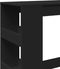 vidaXL - Bartafel - met - rekken - 90x40x103,5 - cm - bewerkt - hout - zwart