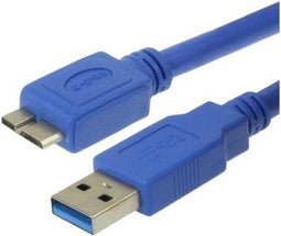 3GO CMUSB3.0 USB-kabel 2 m USB 3.2 Gen 1 (3.1 Gen 1) USB A Blauw