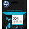 Originele inkt cartridge HP DESKJET 3720 - Nº304 Tricolor (60 Stuks)