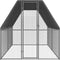 vidaXL - Kippenhok - 2x4x2 - m - gegalvaniseerd - staal