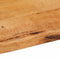 vidaXL - Tafelblad - met - natuurlijke - rand - 80x80x3,8 - cm - massief - mangohout