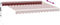 vidaXL - Luifel - automatisch - uittrekbaar - met - LED - 350x250 - cm - bordeauxrood