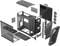 Fractal Design Torrent - PC-behuizing - Geoptimaliseerde luchtstroom met 5 ventilatoren - Grijs