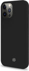 Celly iPhone 12 Pro Max - Siliconen hoes - Antikras binnenkant - Zwart