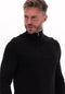 SELECTED HOMME SLHBERG - Heren Trui - Hoge hals - Halve ritssluiting - Maat L