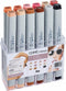 Copic Classic Marker Set 12 Kleuren Huidtinten - Stiften Set 12 Stuks