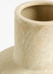 Mica Decorations Trentino Vaas - L29 x B25 x H39 cm - Keramiek - Beige