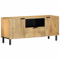 vidaXL - Tv-meubel - 105x33x46 - cm - massief - mangohout - bruin