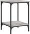 vidaXL - Salontafel - 40x40x55 - cm - bewerkt - hout - grijs - sonoma - eikenkleurig
