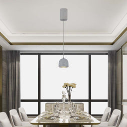 V-TAC VT-7794-G Designer plafondlampen - Designer hanglampen - IP20 - Lichtgrijze behuizing - 8,5 Watt - 850 Lumen - 3000K - Modelnr: - VT-7794-G